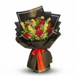 Red Rose & Tuberose Bouquet