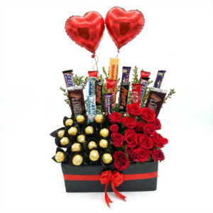 Luxury Rose & Chocolate Box