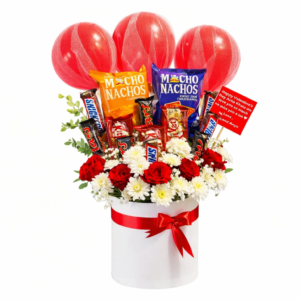 Romantic Snack & Flower Box