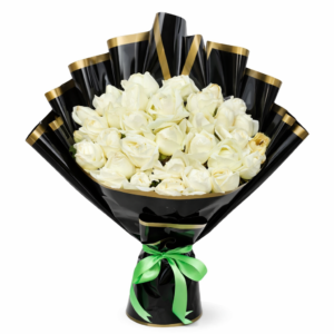 Luxury White Rose Bouquet