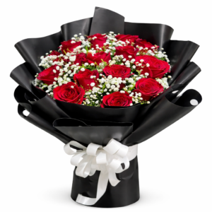 Royal Red Rose Tuberose Bouquet